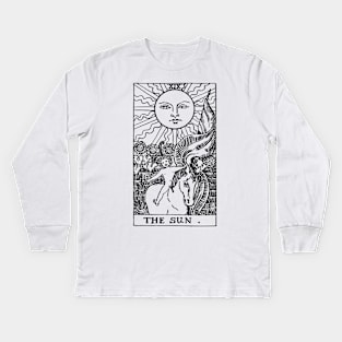 Tarot Card - Sun Kids Long Sleeve T-Shirt